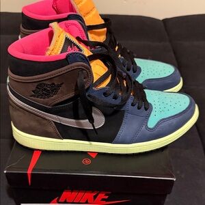 Jordan Multicolor High-Top Sneakers Tokyo Bio Hack.